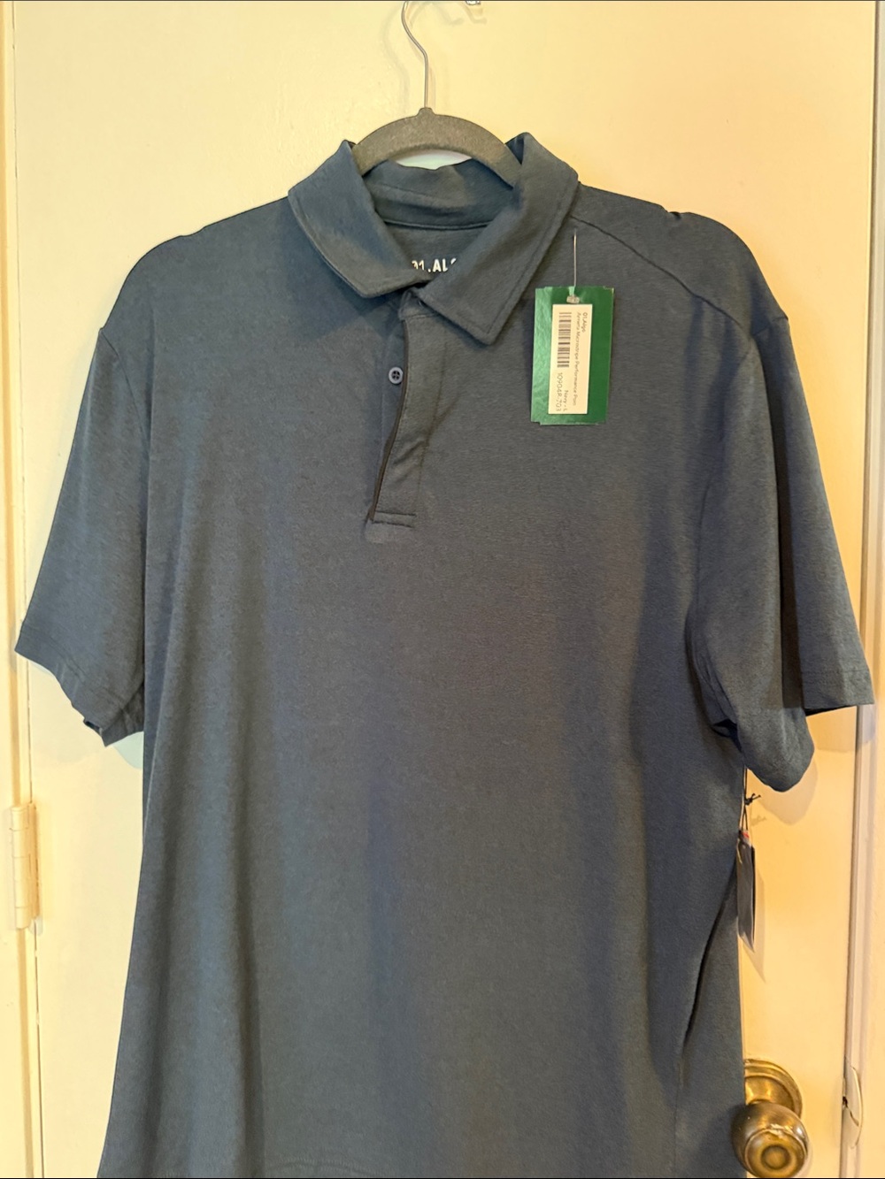 Classic Men's Polo Shirt in Slate Blue - Unbranded